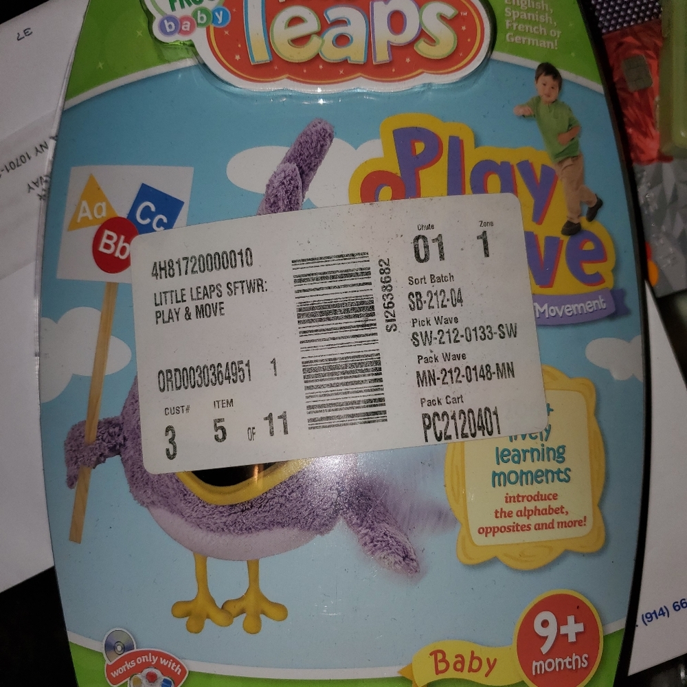 Little Leaps Play & Move Interactive Software NEW